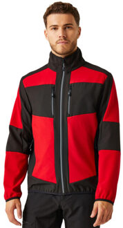 Regatta E-volve 2-laags soft shell-jack voor volwassenen - maat XS Rood