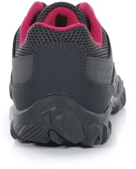 Regatta Edgepoint waterdichte wandelschoenen voor kinderen/Kinderen (Staal/Roze Fusie) Grijs - EU 29 / UK 11