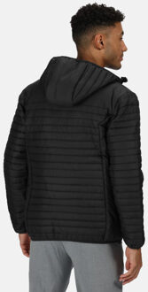 Regatta Eerlijk gemaakt gewatteerd herenjack Zwart - XXL / XXXL