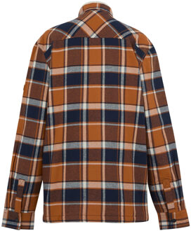 Regatta Effen overhemd heren Spennith (Geglazuurde Gember/Navy) Ruit - XL