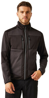 Regatta Gebreide stretch midlayer voor volwassenen - maat XXL / XXXL Grijs