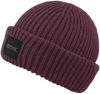 Regatta Gebreide uniseks Adult Connora Fisherman Christian Lacroix muts (Afb.) Rood