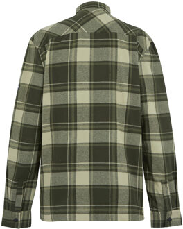 Regatta Geruite overhemd heren Spennith (Donkere kaki/zwart)