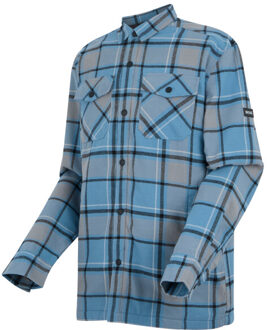 Regatta Geruite overhemd heren spennith - maat XXL / XXXL Grijs