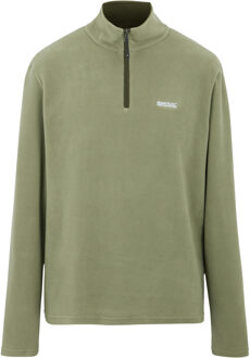 Regatta Geweldig voor Buiten Heren Thompson Half Zip Fleece Sweater (Olie groen) - maat S