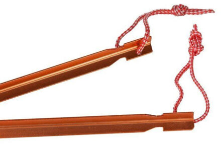 Regatta Geweldige outdoor alloy y tent pegs (pakket van 5) Oranje - One size