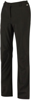 Regatta Geweldige outdoors dames fenton softshell wandelbroek Zwart - 38