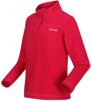 Regatta Geweldige outdoors kinder hot shot ii half zip fleece hoodie - maat 128 Roze