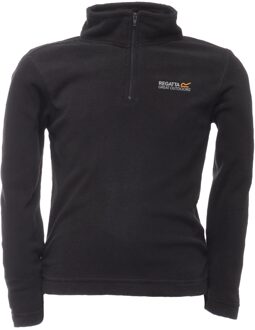 Regatta Geweldige outdoors kinder hot shot ii half zip fleece hoodie - maat 15-16J / 170-176cm Zwart