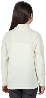 Regatta Geweldige Outdoors Kinder Hot Shot II Half Zip Fleece Hoodie (Poolwit) - maat 9-10J / 134-140cm