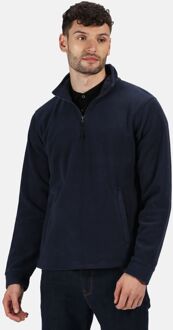 Regatta Geweldige Outdoors Unisex Thor Overhead Half Zip Anti-Pluis Fleece Sweater (170 GSM) (Navy) - maat L