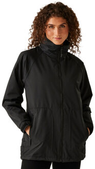 Regatta Great outdoors dames waterdichte jas Zwart - 42