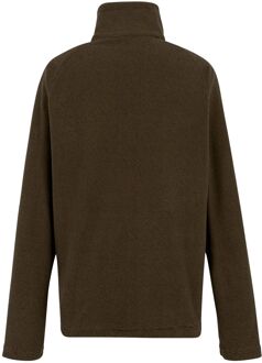 Regatta Great Outdoors - Heren Montes Fleece Sweater met Trechter Nek (Notenbruin/Zwart) - 3XL