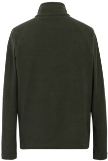 Regatta Great Outdoors - Heren Montes Fleece Sweater met Trechter Nek (Olijfnacht / Zwart) - XL