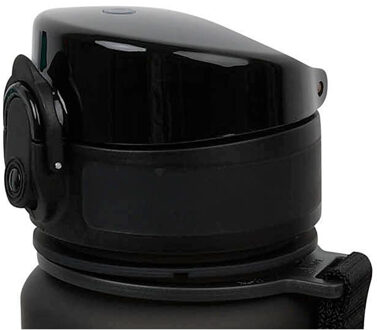 Regatta Groot buiten 0.6l tritan dranken flip fles Zwart