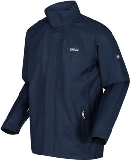 Regatta Groot buiten mens klassieker matte kap waterdicht jasje Blauw - L