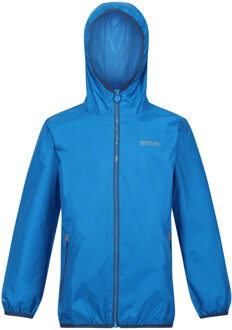 Regatta Groot buitenshuis kinderen/kinderen lever ii packaway rain jacket Blauw - 104