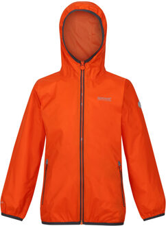Regatta Groot buitenshuis kinderen/kinderen lever ii packaway rain jacket Oranje - 104