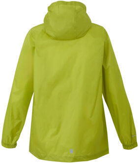 Regatta Groot buitenshuis kinderen/kinderen pakket it jasje iii waterdichte packaway zwart Groen - 11-12J / 146-152cm
