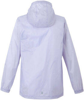 Regatta Groot buitenshuis kinderen/kinderen pakket it jasje iii waterdichte packaway zwart Lila