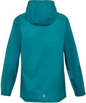 Regatta Groot buitenshuis kinderen/kinderen pakket it jasje iii waterdichte packaway zwart Middelblauw - 13J / 158cm