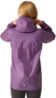 Regatta Groot buitenshuis kinderen/kinderen pakket it jasje iii waterdichte packaway zwart Paars