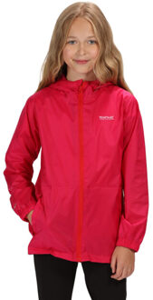 Regatta Groot buitenshuis kinderen/kinderen pakket it jasje iii waterdichte packaway zwart Roze - 176