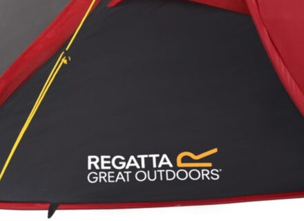 Regatta Groot Buitenshuis Malawi 2 Man Pop Up Tent (Peper/Grijs) Veelkleurig