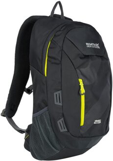 Regatta Grote Buiten Altorock II 25 Liter Rugzak (Ebbenhouten/Neon-veer) Donkergrijs - One Size