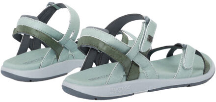 Regatta Grote buiten vrouwen/dames lady santa cruz open teen sandalen Groen - 38