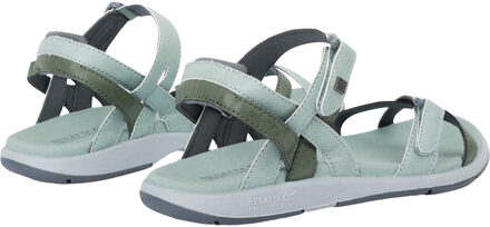Regatta Grote buiten vrouwen/dames lady santa cruz open teen sandalen Licht Groen - EU 37 / UK 4