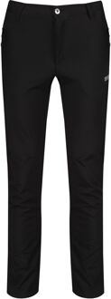 Regatta Grote buitenshuis heren avontuur tech geo ii windbestendige regular leg softshell-broek Zwart