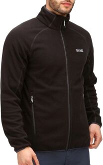 Regatta hadfield fleece outdoorjas zwart heren - XXL