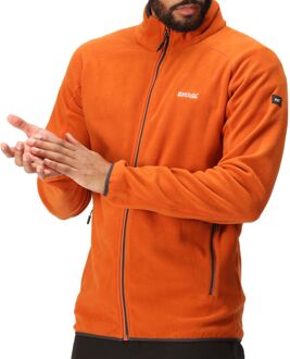 Regatta Hadfield Fleecejack Heren oranje - S
