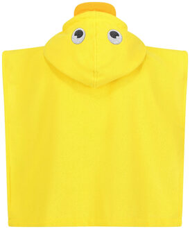 Regatta Handdoek met kap voor kinderen/Kinderen Pebbles De Eend (Zonnestraal) Geel - 2-3J / 92-98cm