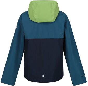 Regatta Hanleigh Waterdichte Jas voor Kinderen/Kinderen (Pikant groen/Marokkaans blauw/Navy) Limoengroen