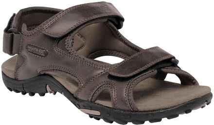 Regatta Haris lichtgewicht wandelsandalen van Regatta voor heren met gewatteerde zool, Sandalen, turfbruin