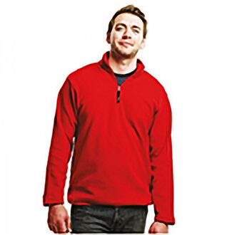 Regatta Heren 170 Series Anti-pill Zip Neck Micro Fleece (Klassiek rood) - 2XL