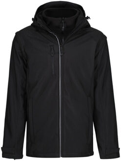 Regatta Heren 4 in 1 soft shell jas Zwart - XXXL
