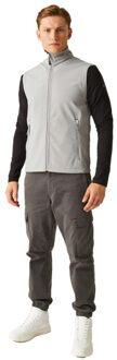 Regatta Heren ascender softshell 2-laags bodywarmer - maat XL Grijs
