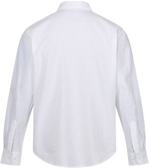 Regatta Heren Babbinswood Linnen Overhemd (Wit) - 2XL