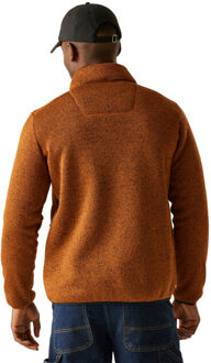 Regatta Heren barlee marl full zip fleecejack - maat XXL / XXXL Bruin