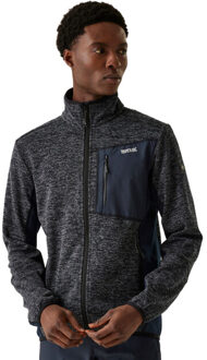 Regatta Heren baslinn marl full zip fleecejack Blauw - S