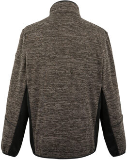 Regatta Heren baslinn marl full zip fleecejack - maat S Zwart