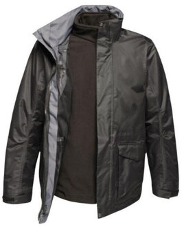 Regatta Heren benson iii hooded jacket Zwart - 4XL