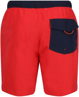 Regatta Heren Bentham Zwemshort (Hoog risico Rood/Navy) - 3XL