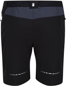 Regatta Heren Berg II korte broek (Zwart/India Grijs)