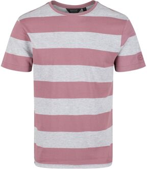 Regatta Heren brayden stripe t-shirt Paars - M