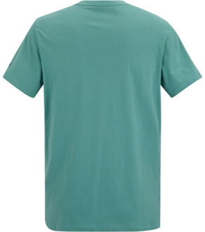 Regatta Heren breezed vierkant detail t-shirt - maat 4XL Bruin/groen