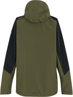 Regatta Heren Calderdale VI Waterdichte Jas (Olijfnacht / Zwart)